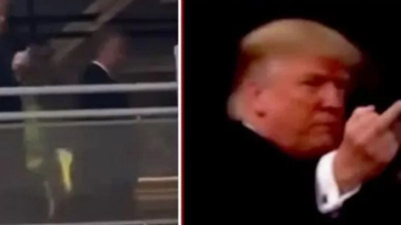 Тръмп показа среден пръст на работник по време на визита в завод на "Форд"