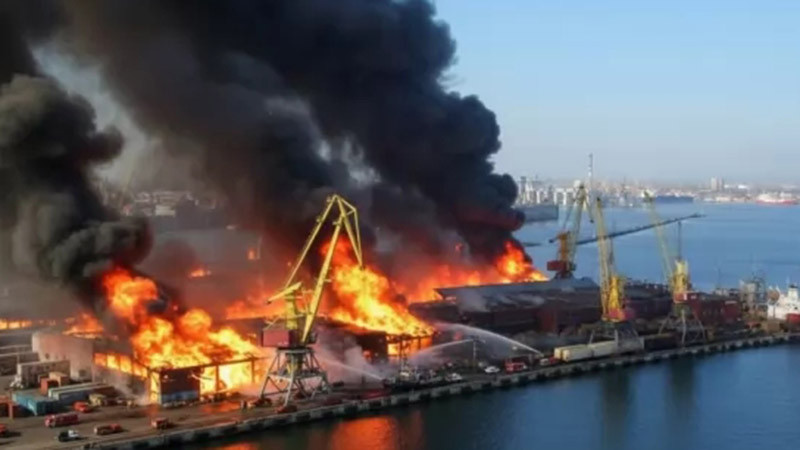 Руските удари спират украинската морска търговия и доставките на оръжия