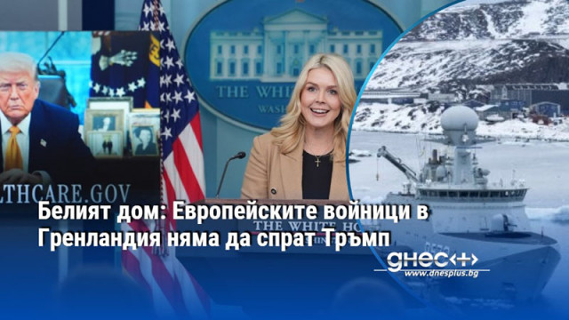 Белият дом: Европейските войници в Гренландия няма да спрат Тръмп
