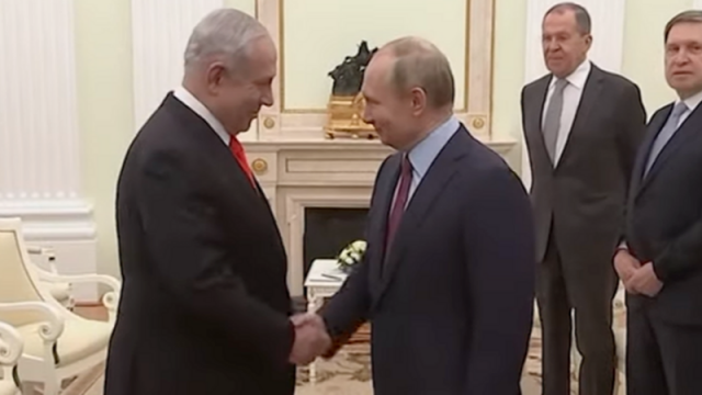 Руският президент Владимир Путин и министър председателят на Израел Бенямин