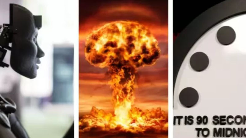 Daily Star: ИИ отчита исторически висок риск от ядрена война. Часовникът на Страшния съд тиктака