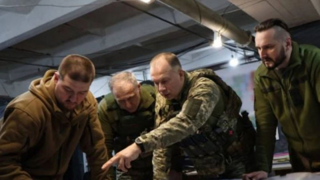 Главнокомандващият на Въоръжените сили на Украйна Олександър Сирски обявява че