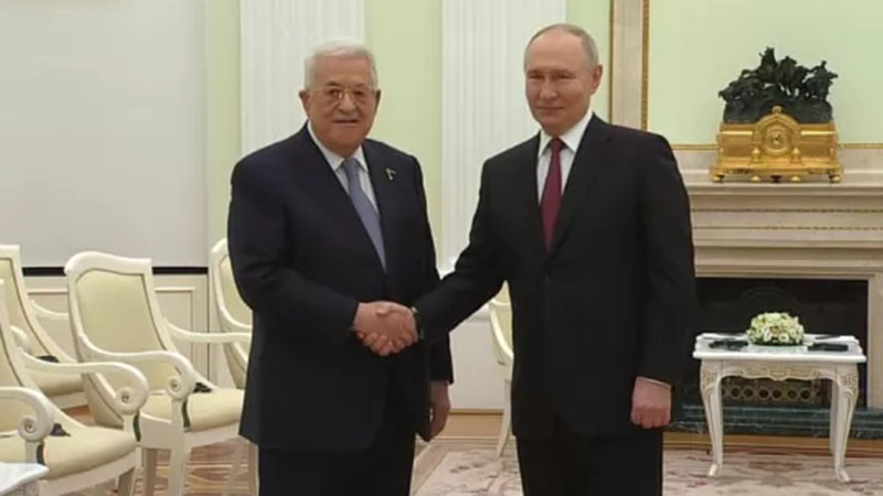 Путин към Абас: Русия е готова да даде $1 млрд на Съвета за мир в подкрепа на палестинския народ
