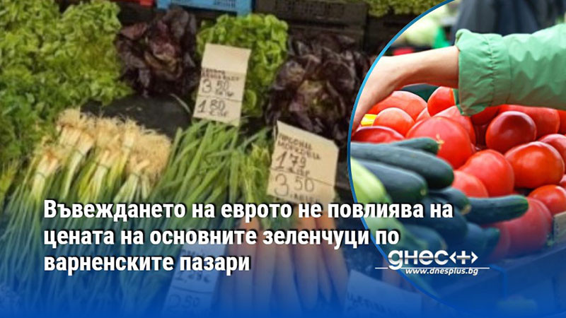 След навлизането на еврото цената на зеленчуците за шопска салата