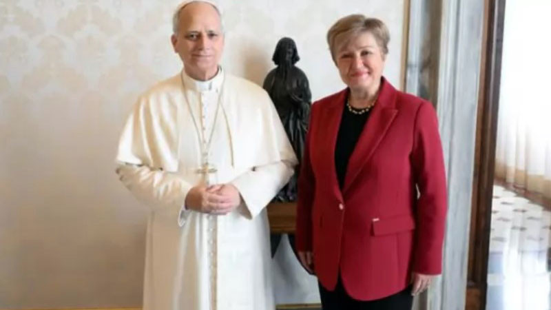 Кристалина Георгиева: За мен бе чест да се срещна с Негово Светейшество папа Лъв XIV