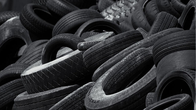 500 тона гуми, изхвърлени на нерегламентирани места, прибрани във Варна за година