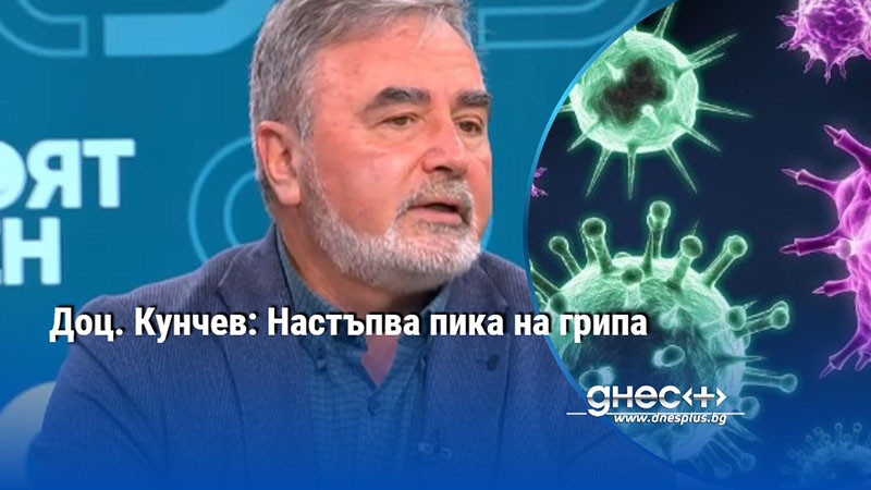Доц. Кунчев: Настъпва пика на грипа