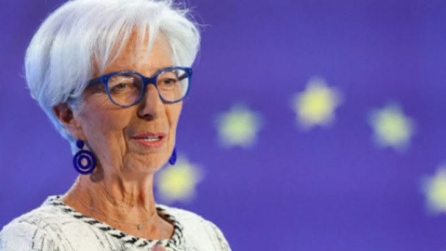 Управителят на Европейската централна банка ЕЦБ Кристин Лагард отбеляза един месец от