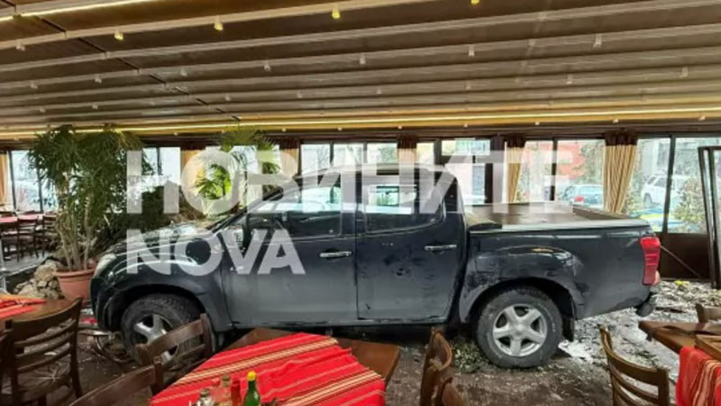 Джип се вряза в ресторант в Пловдив, пострада жена