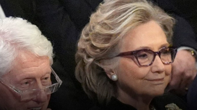 Бившият президент на САЩ Бил Клинтън и съпругата му Хилъри Клинтън