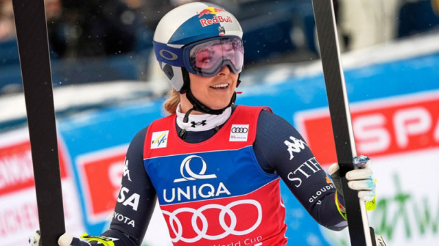 Американската ски легенда Линдзи Вон претърпя падане в Швейцария миналата