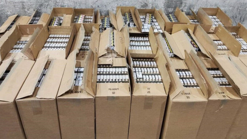 Откриха близо 200 000 къса контрабандни цигари в камион на МП "Лесово"