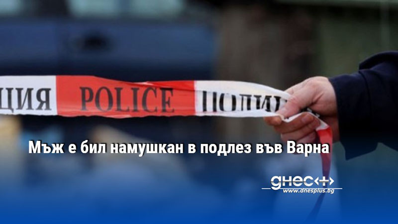 Мъж е бил намушкан в подлез във Варна