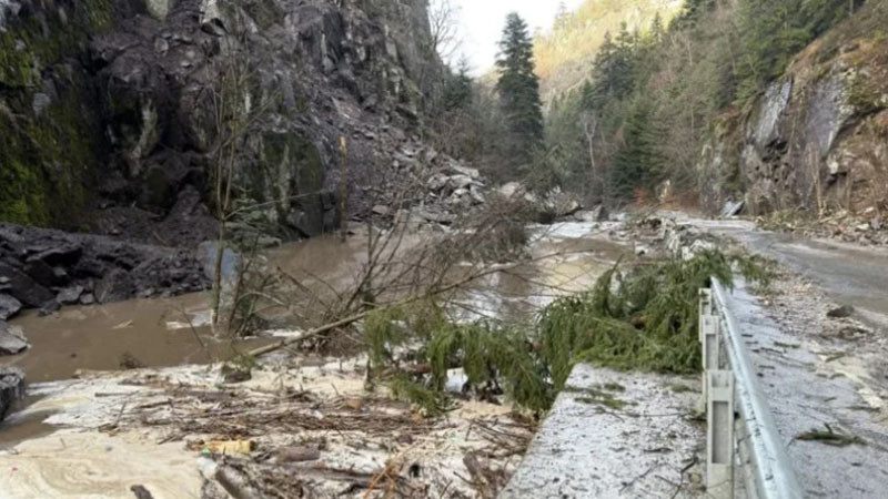 Проливните дъждове затвориха пътя Велинград - Сърница