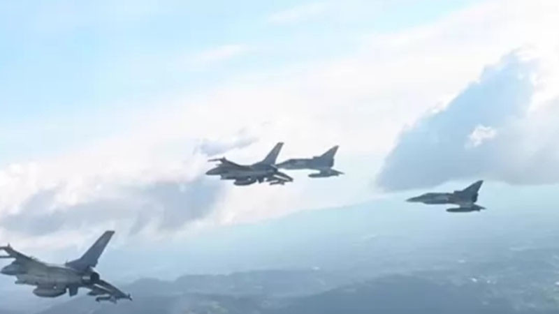 Въздушен двубой над Жълто море: F-16 на САЩ се доближиха опасно до китайски изтребители