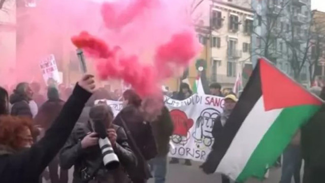 Стотици протестираха във Верона преди церемонията по закриването на Олимпийските игри