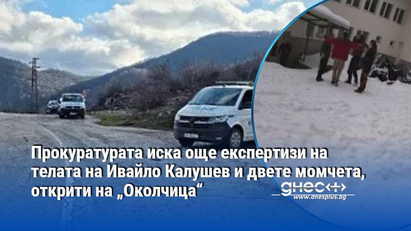 Прокуратурата иска още експертизи на телата на Ивайло Калушев и двете момчета, открити на „Околчица“