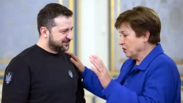 Кристалина Георгиева обещава още пари на Киев, ако мирните преговори са успешни