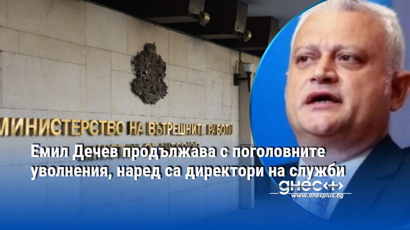Емил Дечев продължава с поголовните уволнения, наред са директори на служби