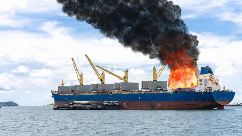 Британски контейнеровоз е ударен от снаряд в Ормузкия проток