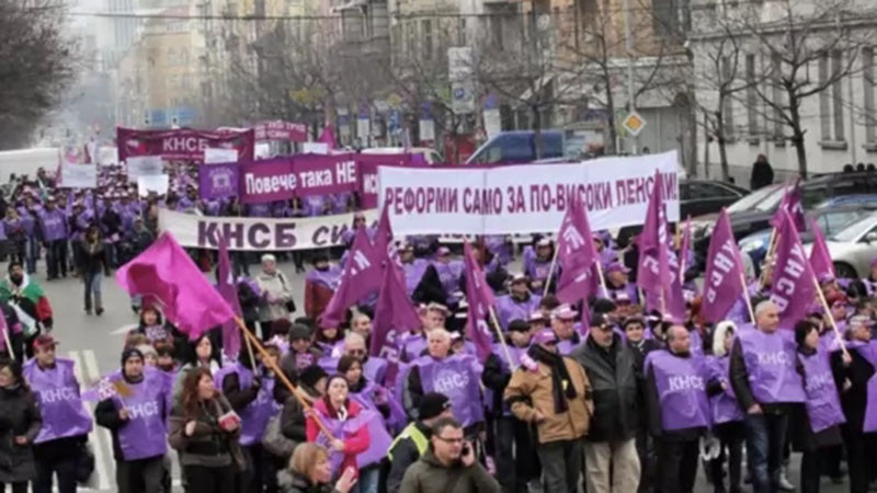КНСБ обявява протестни действия в няколко сектора