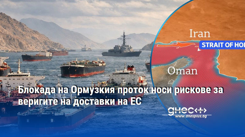 Блокада на Ормузкия проток носи рискове за веригите на доставки на ЕС