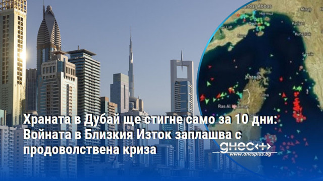 Храната в Дубай ще стигне само за 10 дни: Войната в Близкия Изток заплашва с продоволствена криза