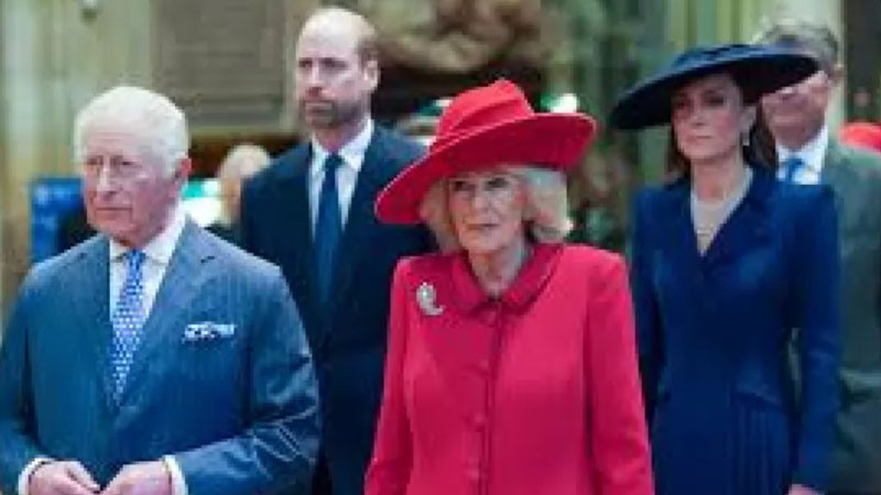 Протестиращи освиркаха крал Чарлз III, принц Уилям и Кейт Мидълтън заради бившия принц Андрю