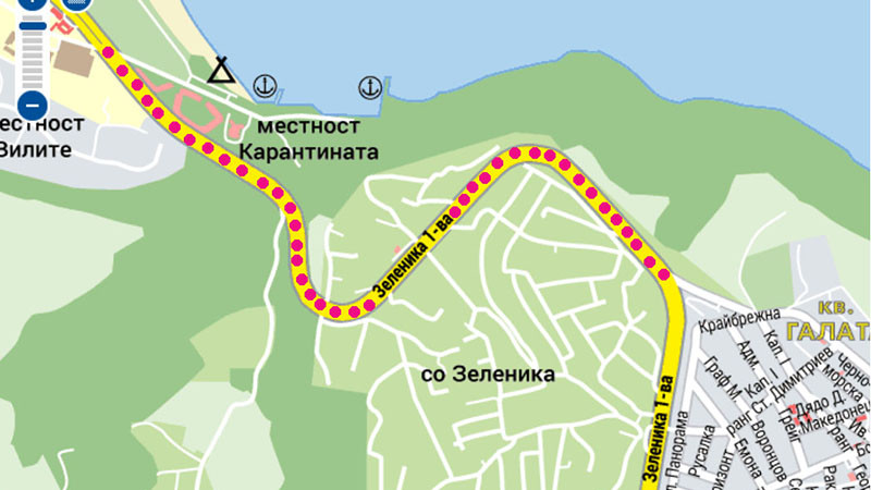 Следващите три дни полагат последен слой асфалт на част от пътя „Аспарухово“ – „Галата“