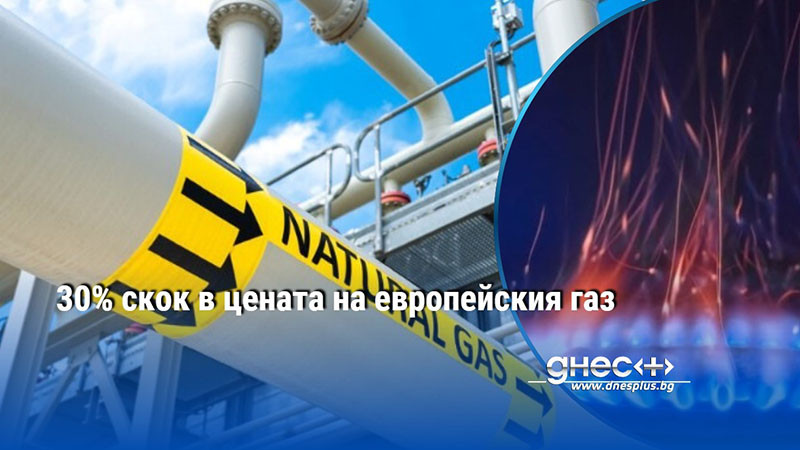 30% скок в цената на европейския газ
