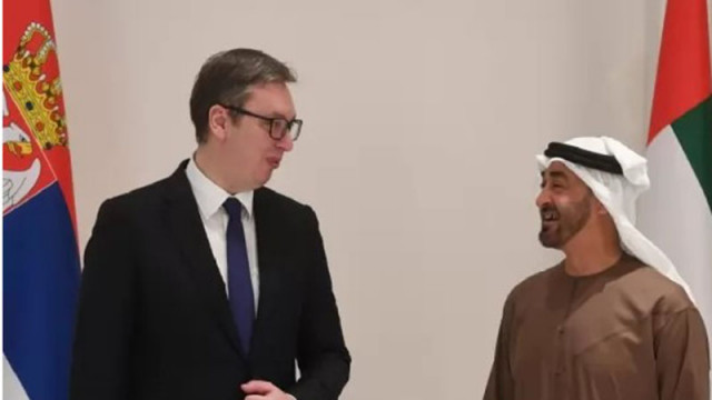 Вучич се срещна с президента на ОАЕ
