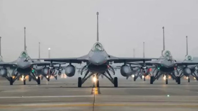 САЩ прехвърлиха още една ескадрила изтребители F-16 в Близкия Изток