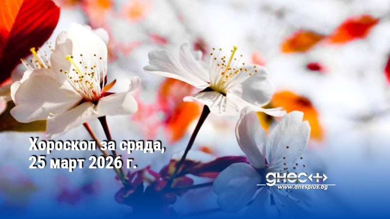 Хороскоп за сряда, 25 март 2026 г.