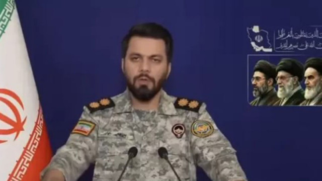 Говорителят на общото командване на иранските въоръжени сили Подполковник Ебрахим