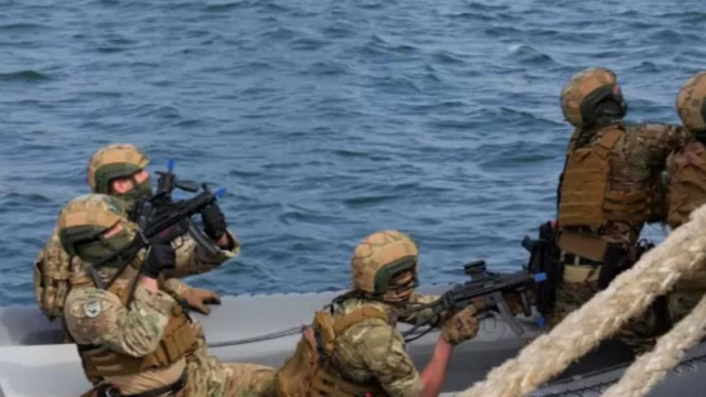 Морските специални сили на България и Великобритания проведоха съвместна подготовка