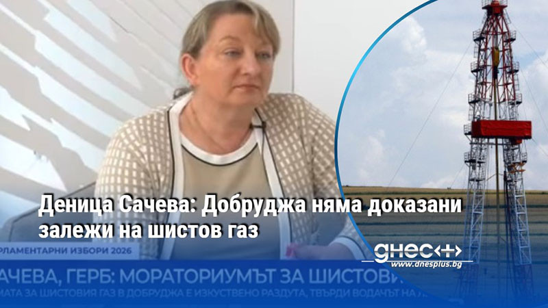 Деница Сачева: Добруджа няма доказани залежи на шистов газ