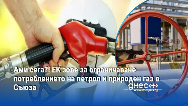 Ами сега?! ЕК зове за ограничаване потреблението на петрол и природен газ в Съюза
