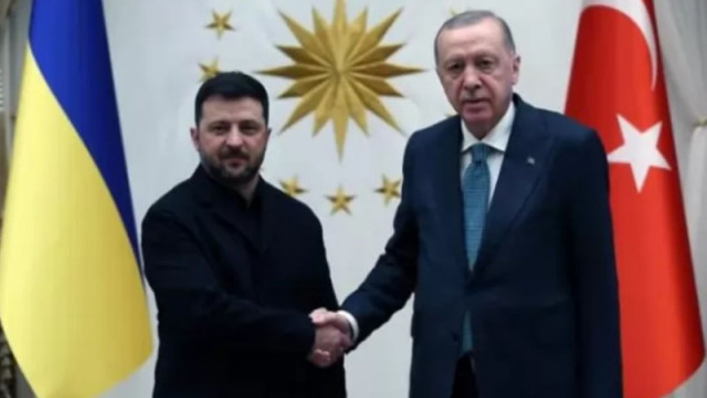 Зеленски пристигна в Истанбул за разговори с Ердоган