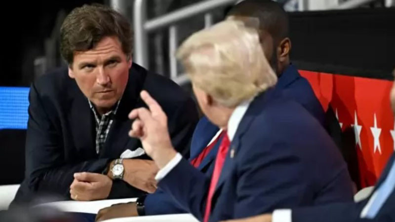 Тъкър Карлсън призова US военните да отнемат на президента "ядрения бутон". Тръмп го нарече "глупак"