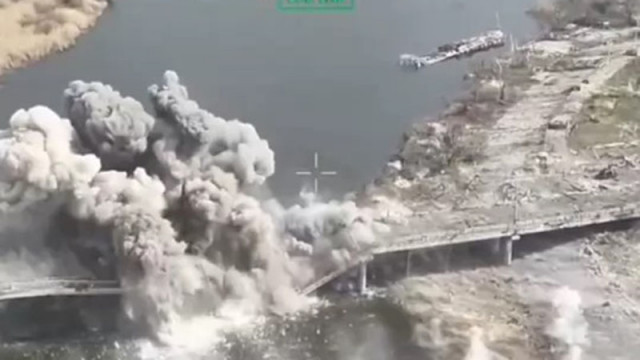 The Telegraph: За първи път! ВСУ разрушиха контролиран от Русия мост с помощта на британски дронове