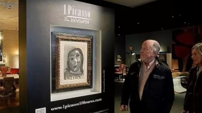 Продават чрез лотария портрет на Пабло Пикасо за... 100 евро!