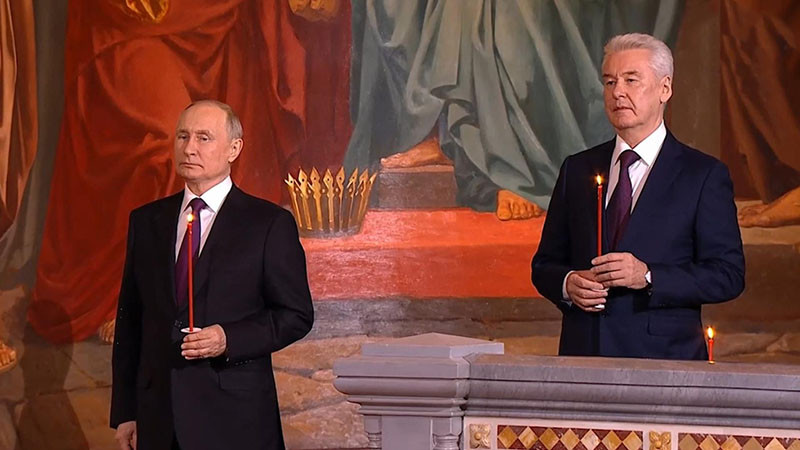 Путин благодари на Руската православна църква за подкрепата ѝ за специалната военна операция