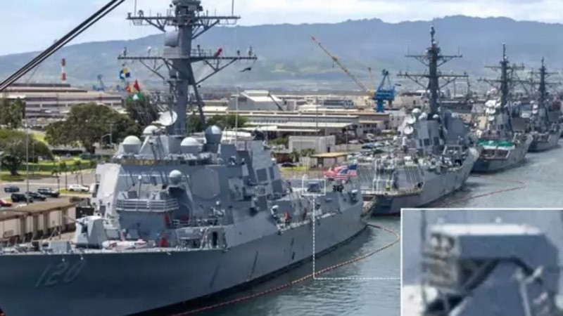 Американският флот инсталира неизвестно оръжие на свой разрушител