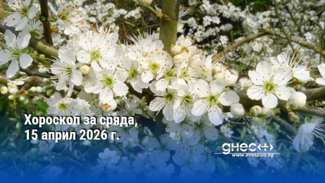 Хороскоп за сряда, 15 април 2026 г.