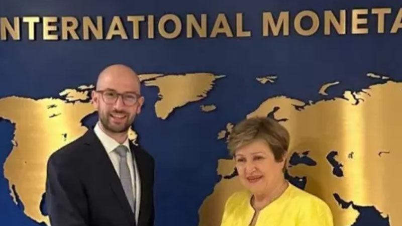 Министър Клисурски обсъди присъединяването ни към еврото с Кристалина Георгиева във Вашингтон