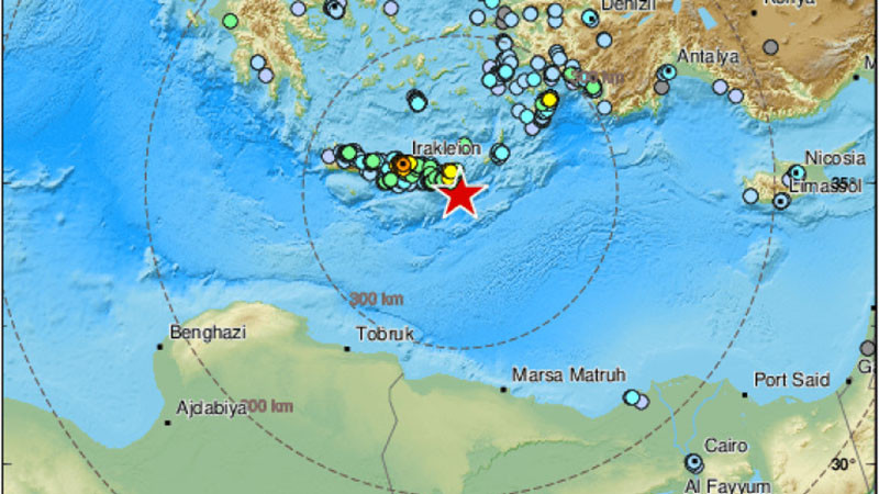 Силно земетресение разтърси Крит