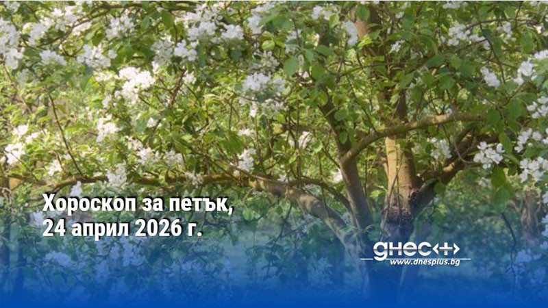 Хороскоп за петък, 24 април 2026 г.