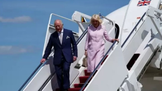 Крал Чарлз III и кралица Камила пристигнаха на държавна визита в САЩ