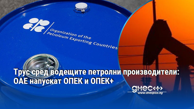 Трус сред водещите петролни производители: ОАЕ напускат ОПЕК и ОПЕК+