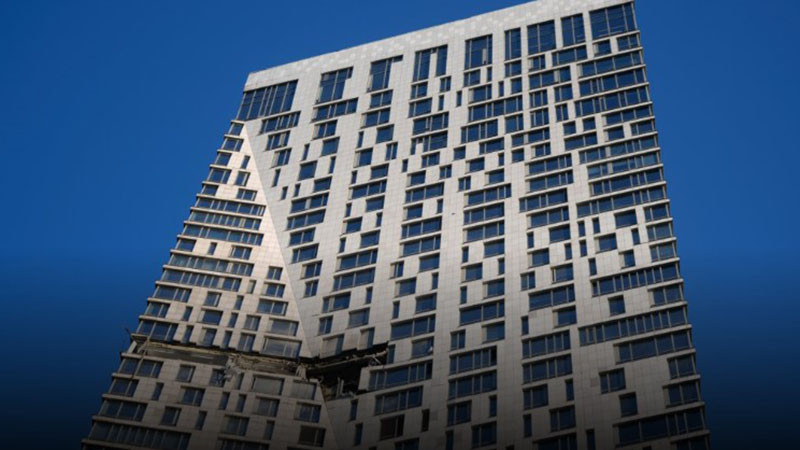 Украински дрон удари жилищна сграда близо до центъра на руската столица Москва
